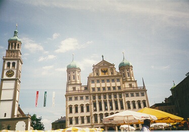 Foto vom Augsburger Rathaus