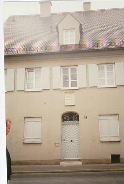 Wohnhaus von Christoph von Schmid in Augsburg
